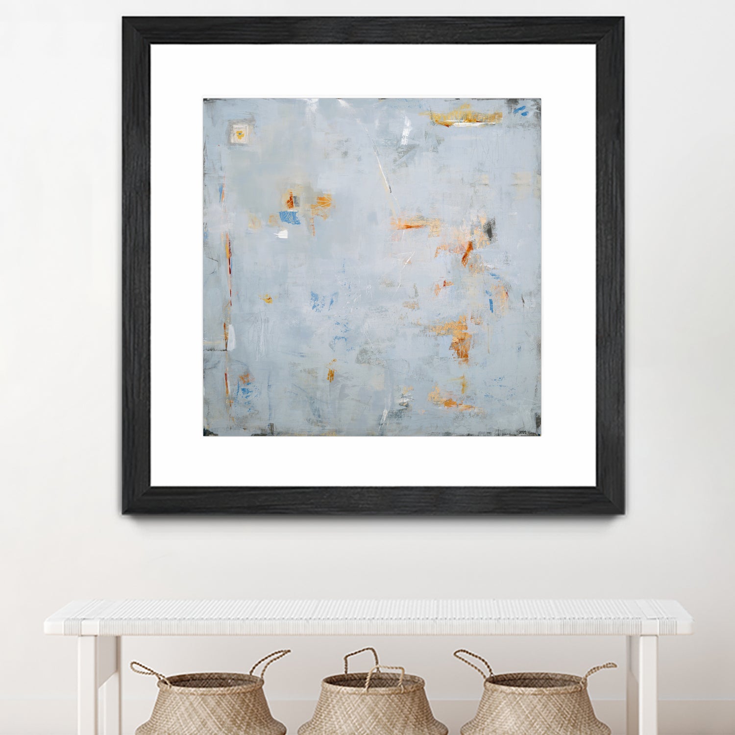 Abstract In Blue 2 by Jodi Major on GIANT ART - brown contemporary