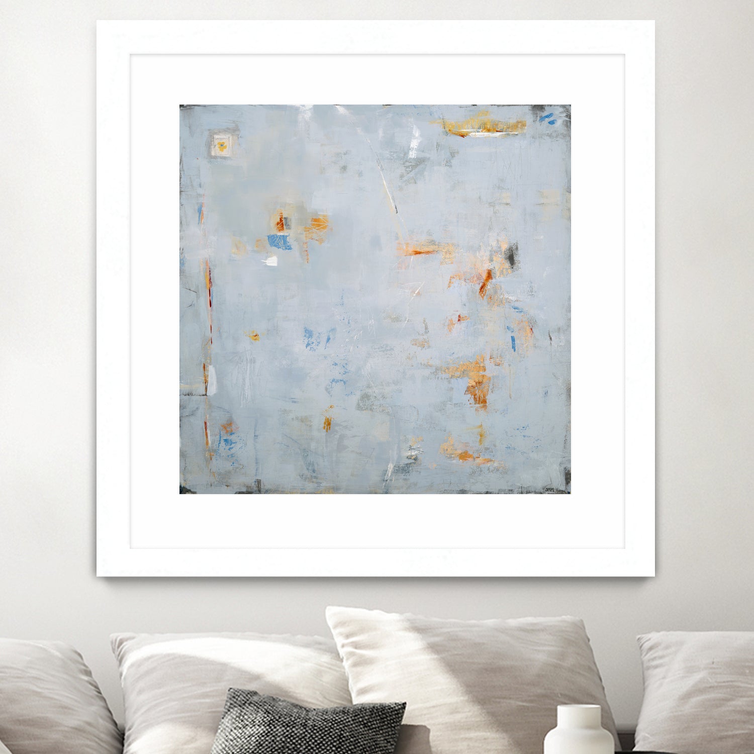 Abstract In Blue 2 by Jodi Major on GIANT ART - brown contemporary