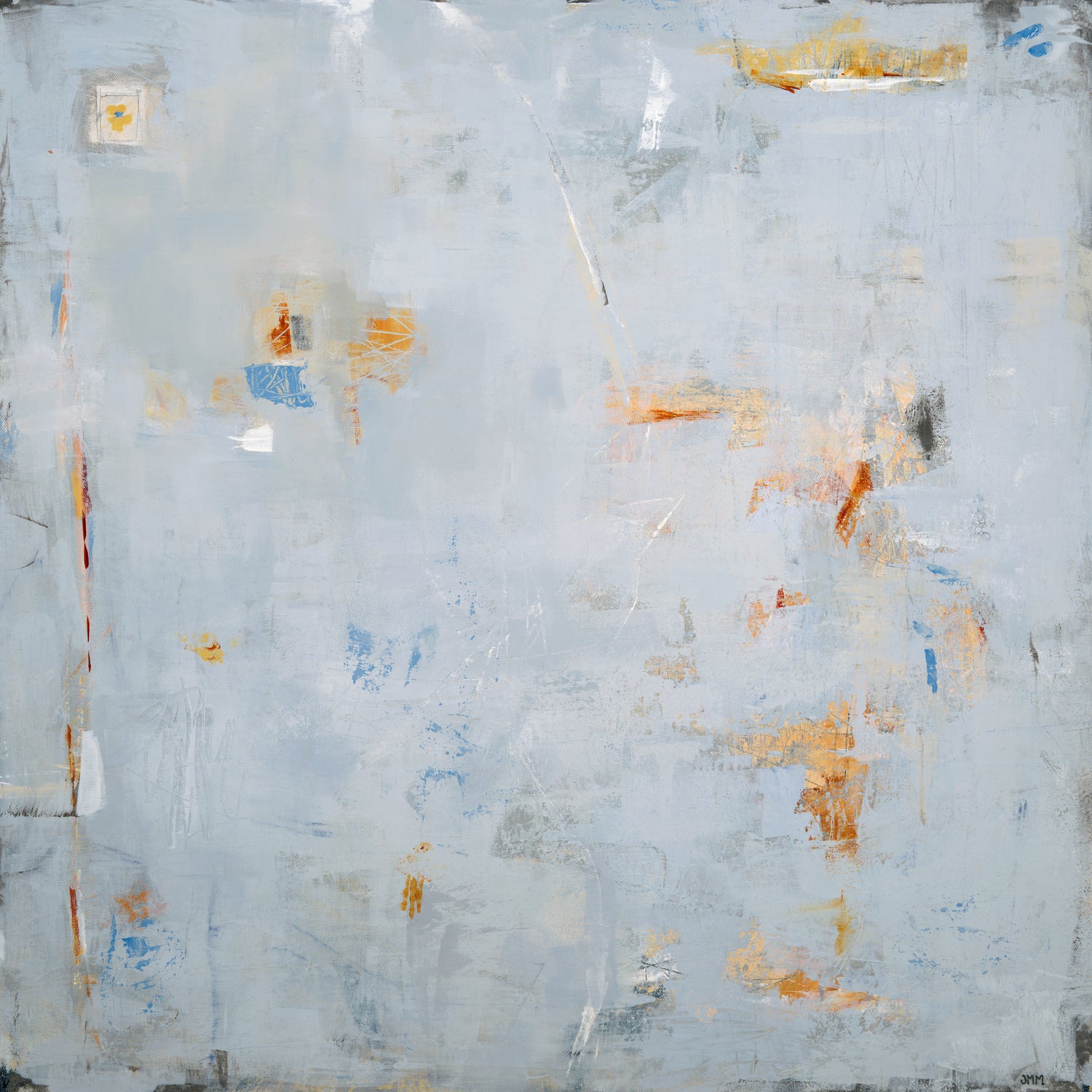 Abstract In Blue 2 by Jodi Major on GIANT ART - brown contemporary