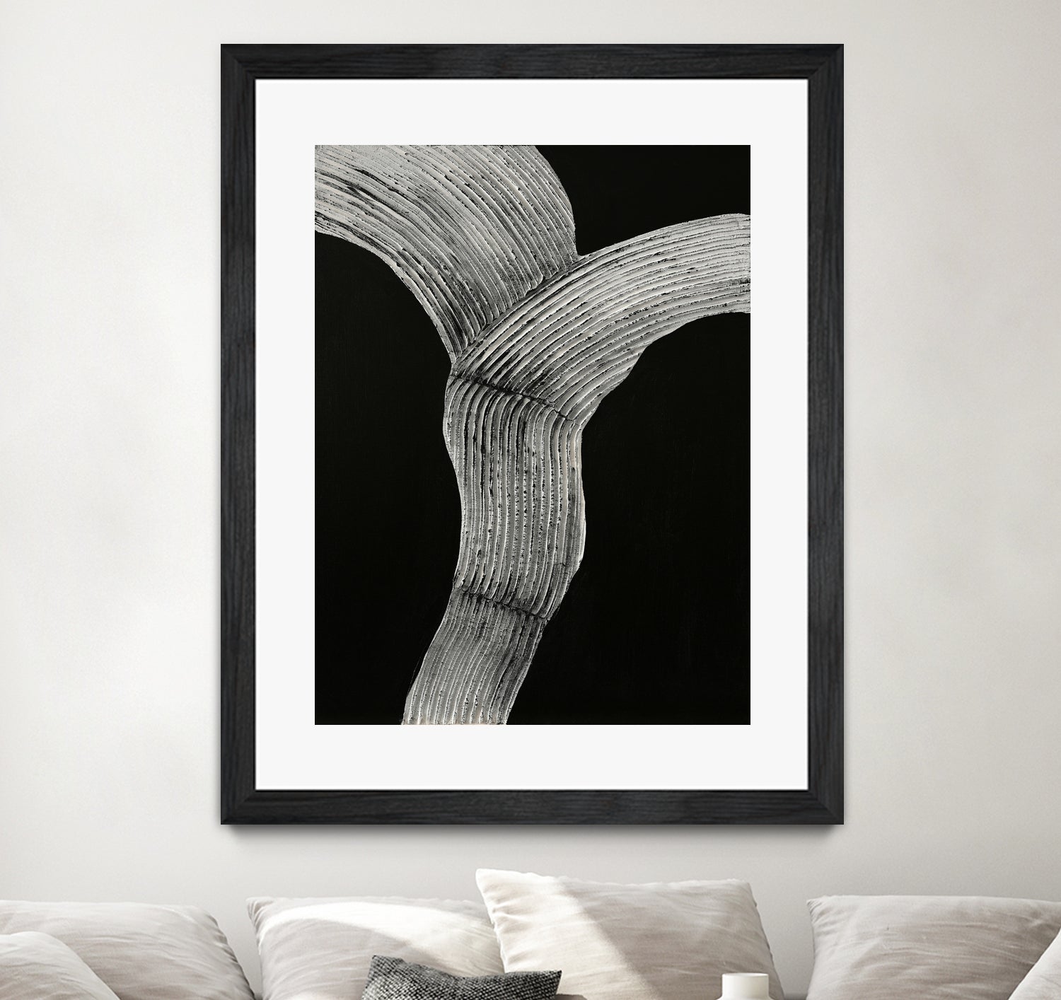 Raw Shape 2 by Design Fabrikken on GIANT ART - gray abstracts