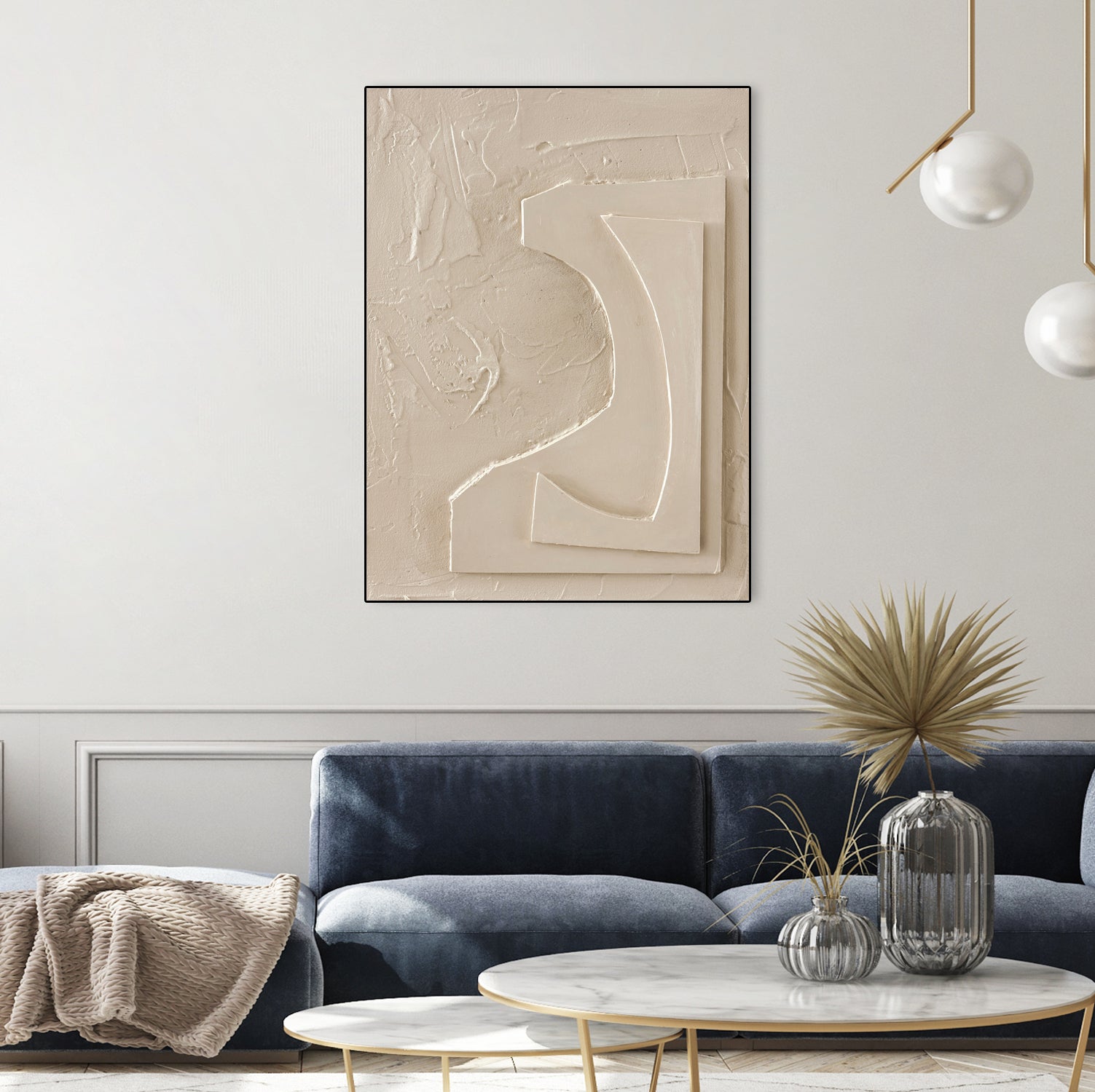 The Simple 1 by Design Fabrikken on GIANT ART - white abstracts