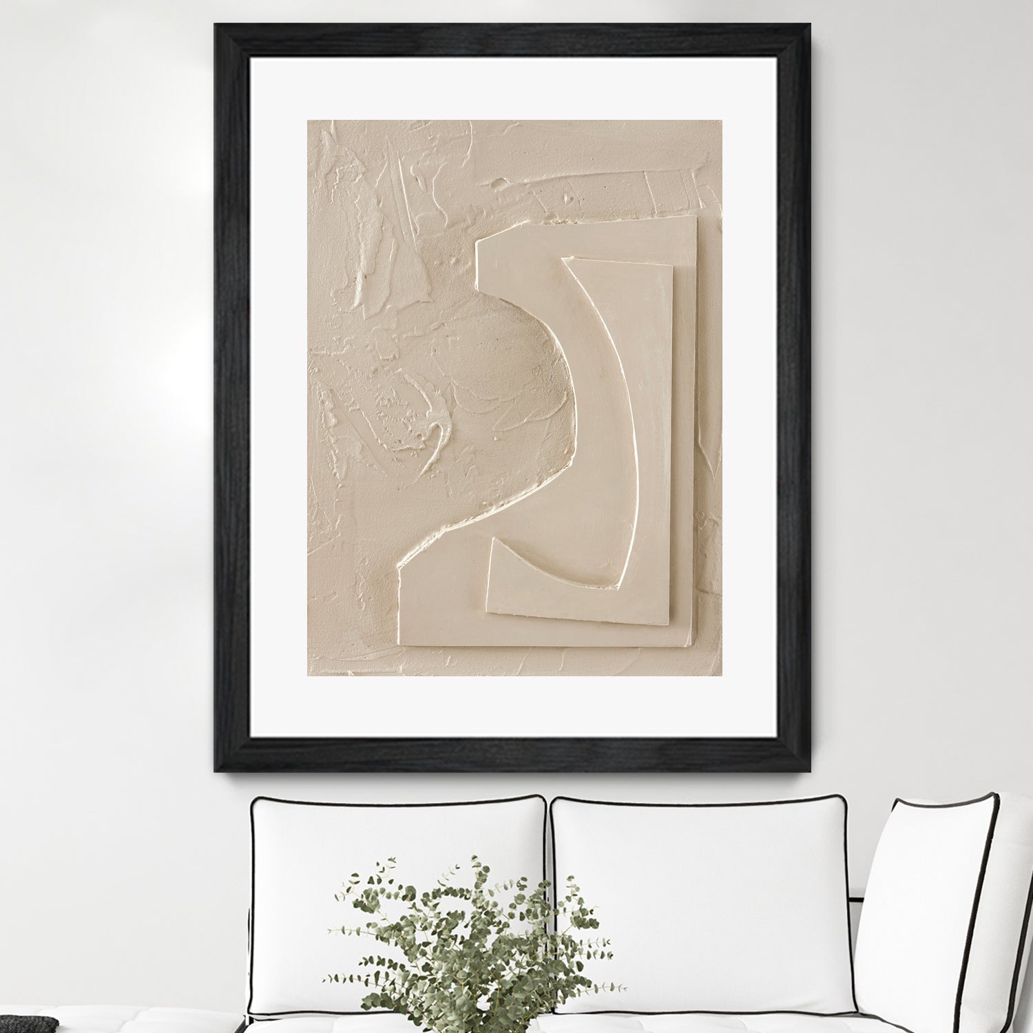 The Simple 1 by Design Fabrikken on GIANT ART - white abstracts