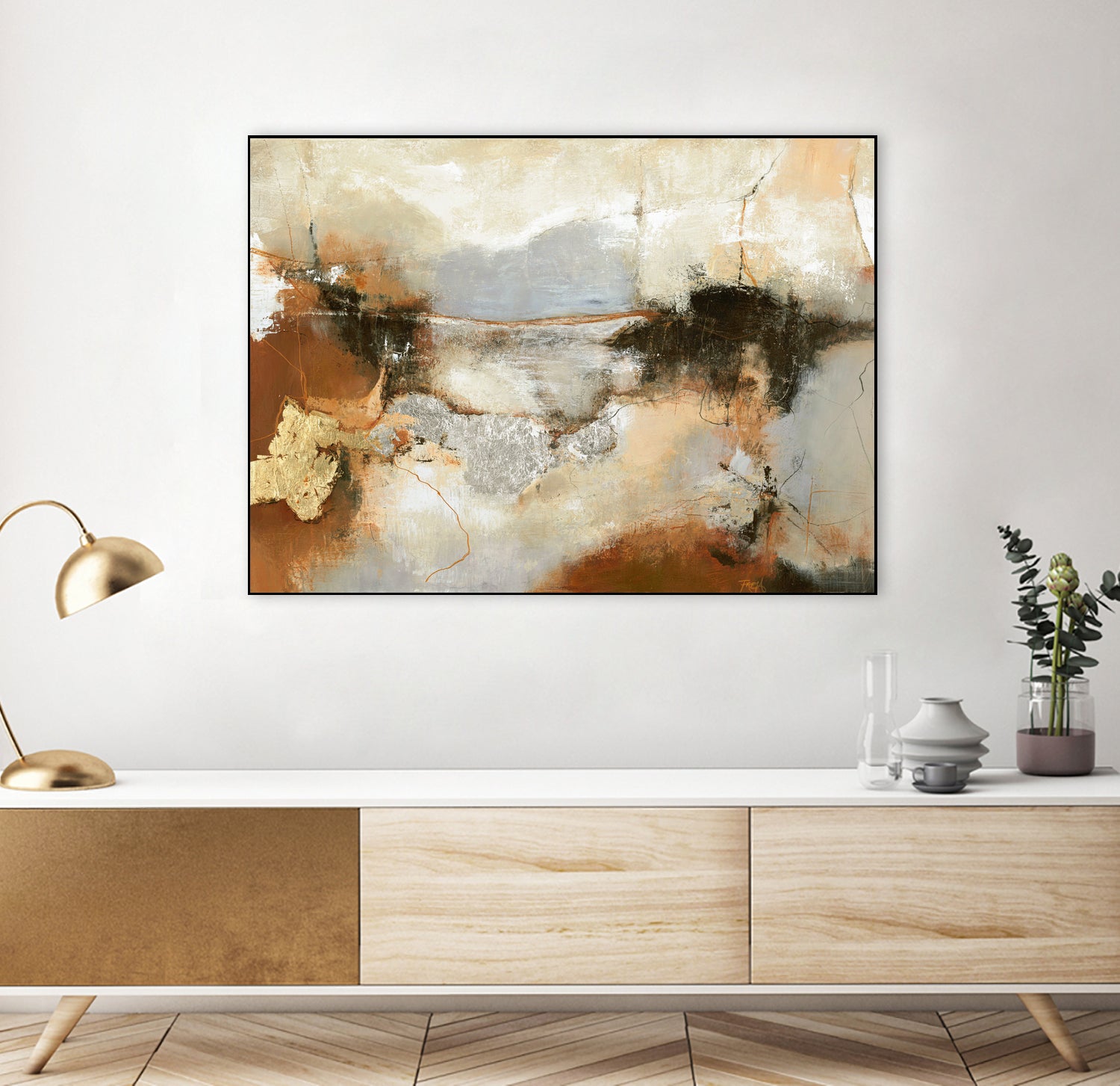 Rusty by Design Fabrikken on GIANT ART - brown abstracts