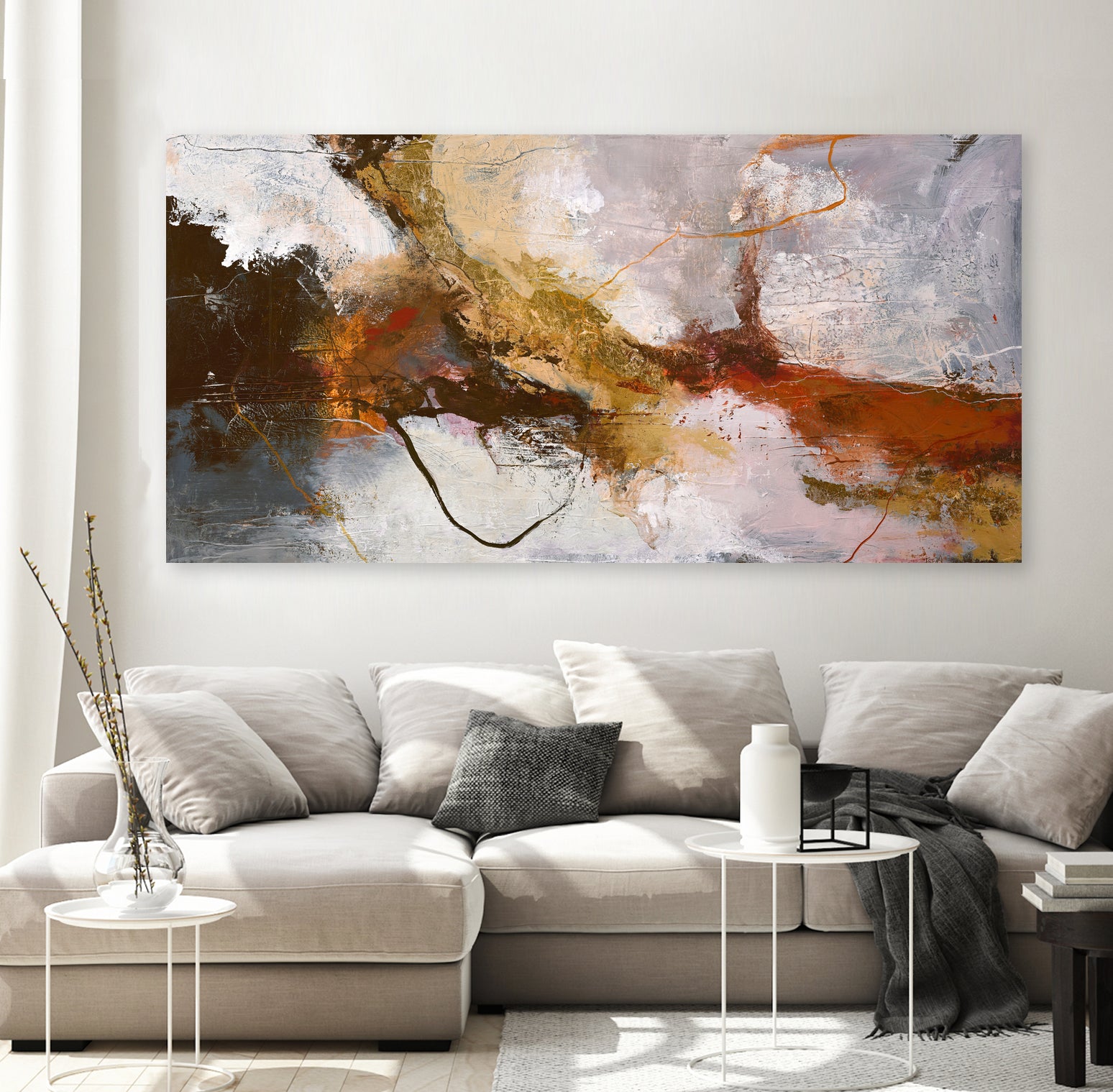 Still Time by Design Fabrikken on GIANT ART - yellow abstracts