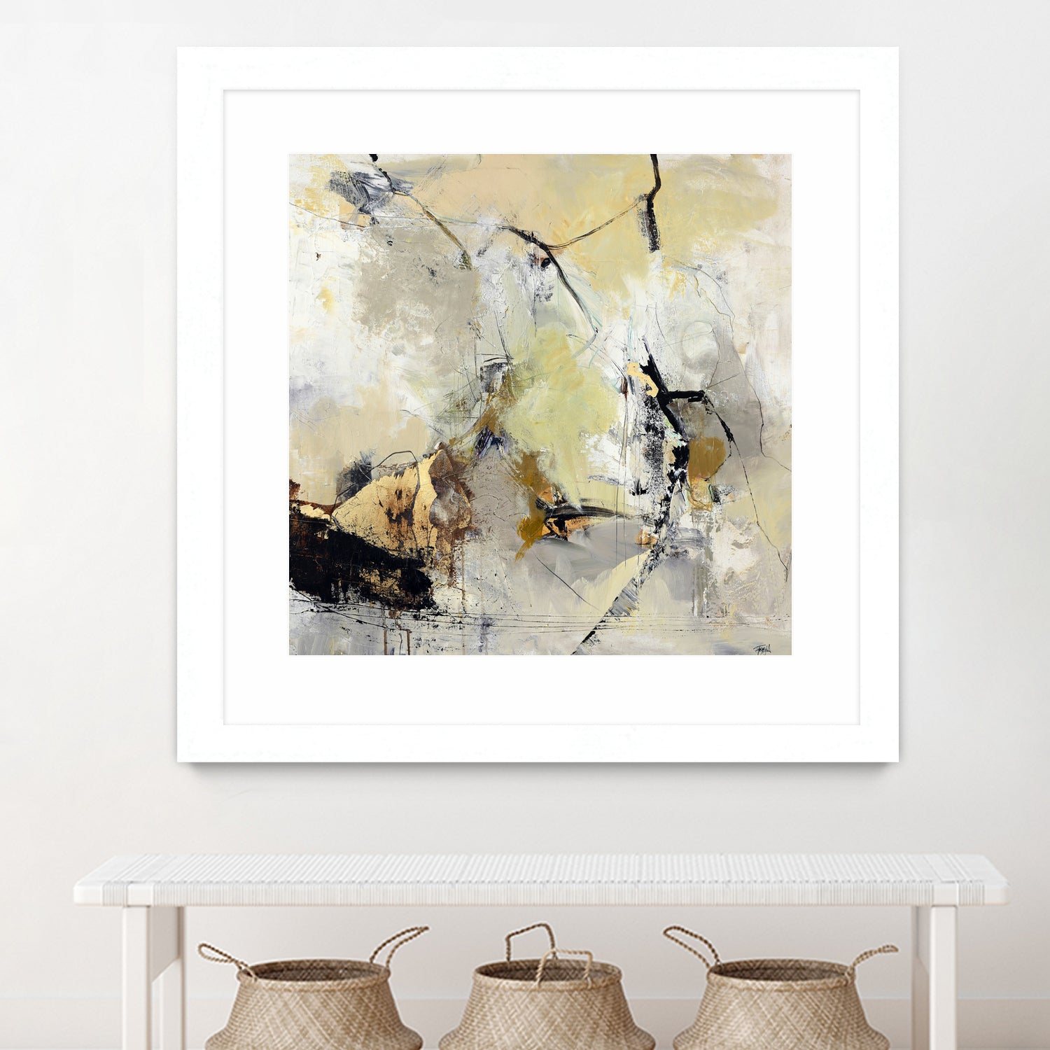 Summerwind by Design Fabrikken on GIANT ART - white abstracts