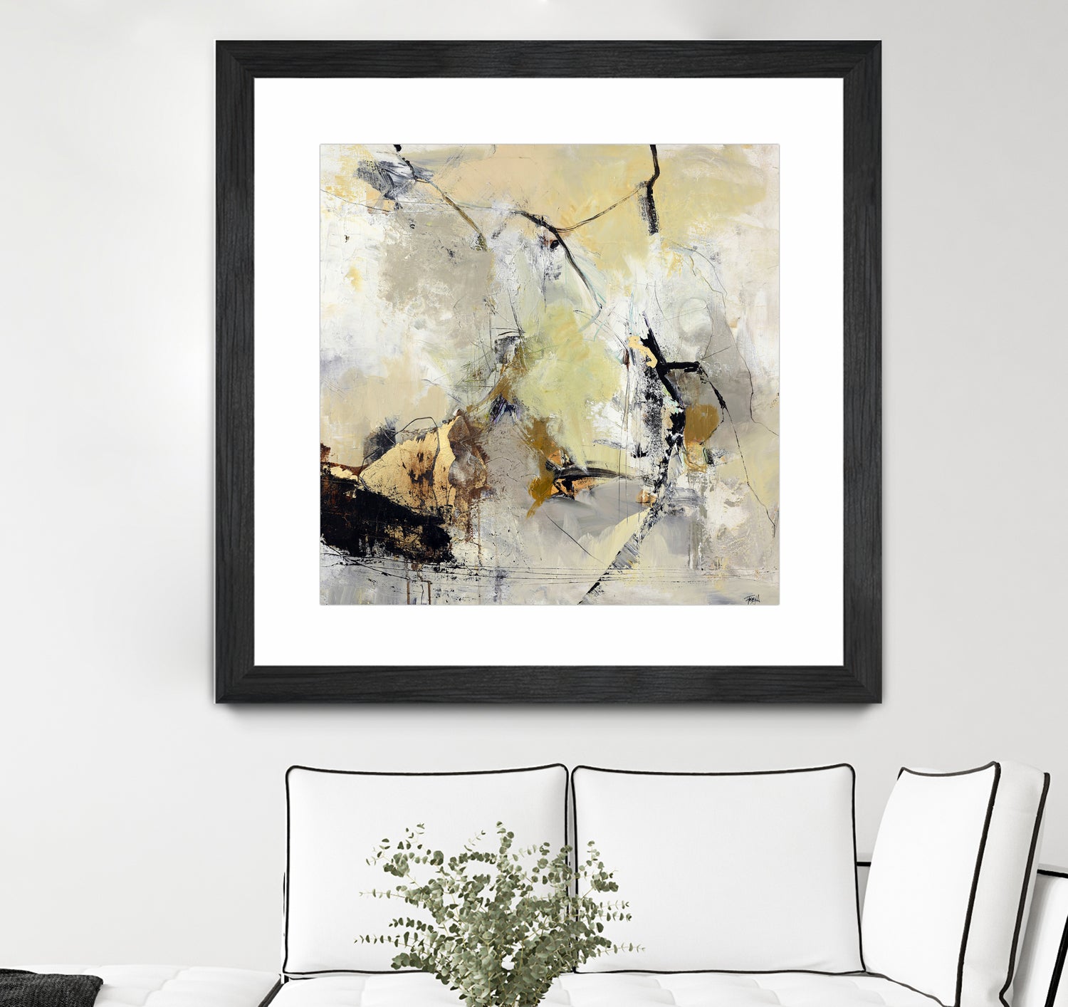 Summerwind by Design Fabrikken on GIANT ART - white abstracts