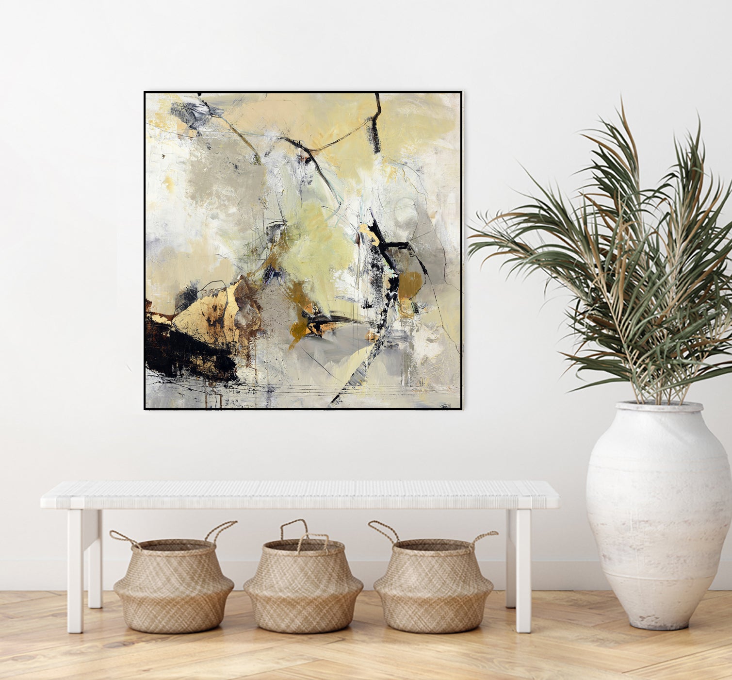 Summerwind by Design Fabrikken on GIANT ART - white abstracts