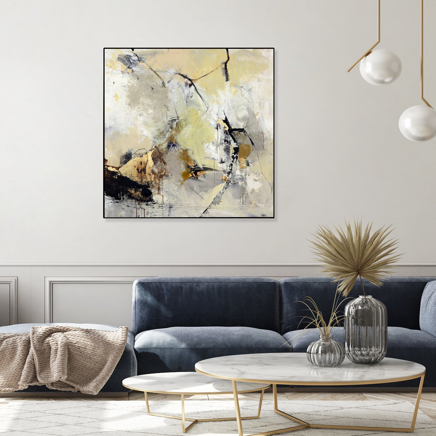 Summerwind by Design Fabrikken on GIANT ART - white abstracts