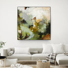 Evergreen 1 by Design Fabrikken on GIANT ART - gold floral/still life