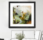 Evergreen 1 by Design Fabrikken on GIANT ART - gold floral/still life