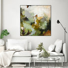 Evergreen 1 by Design Fabrikken on GIANT ART - gold floral/still life