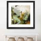 Evergreen 1 by Design Fabrikken on GIANT ART - gold floral/still life