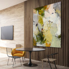 Evergreen 2 by Design Fabrikken on GIANT ART - gold floral/still life