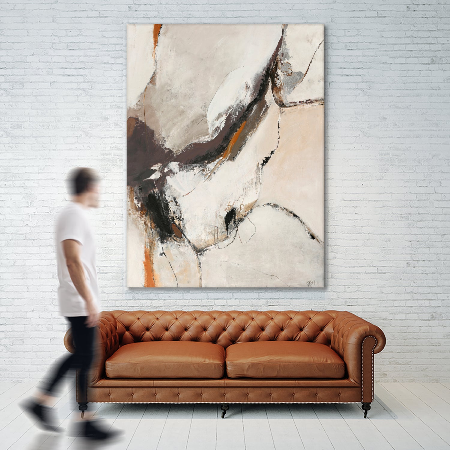 White Way by Design Fabrikken on GIANT ART - brown sports