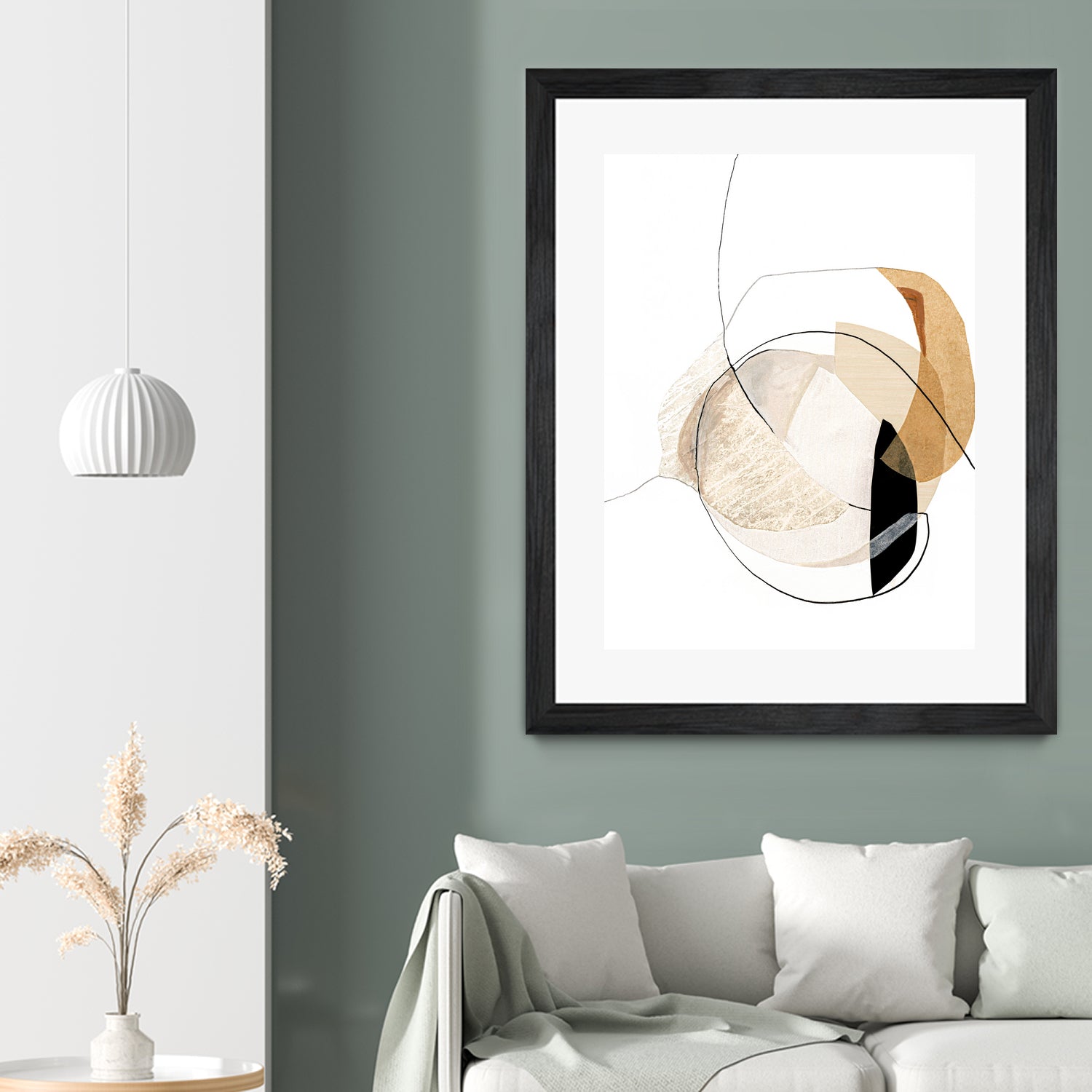 Graphical  Shapes 4 by Design Fabrikken  on GIANT ART - black abstract