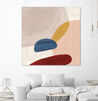 Pink Pebbles II by Eva Watts  on GIANT ART - pink shapes