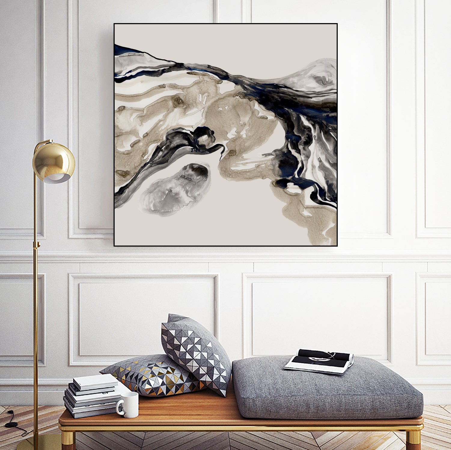 Flowing In Motion II by Lera on GIANT ART