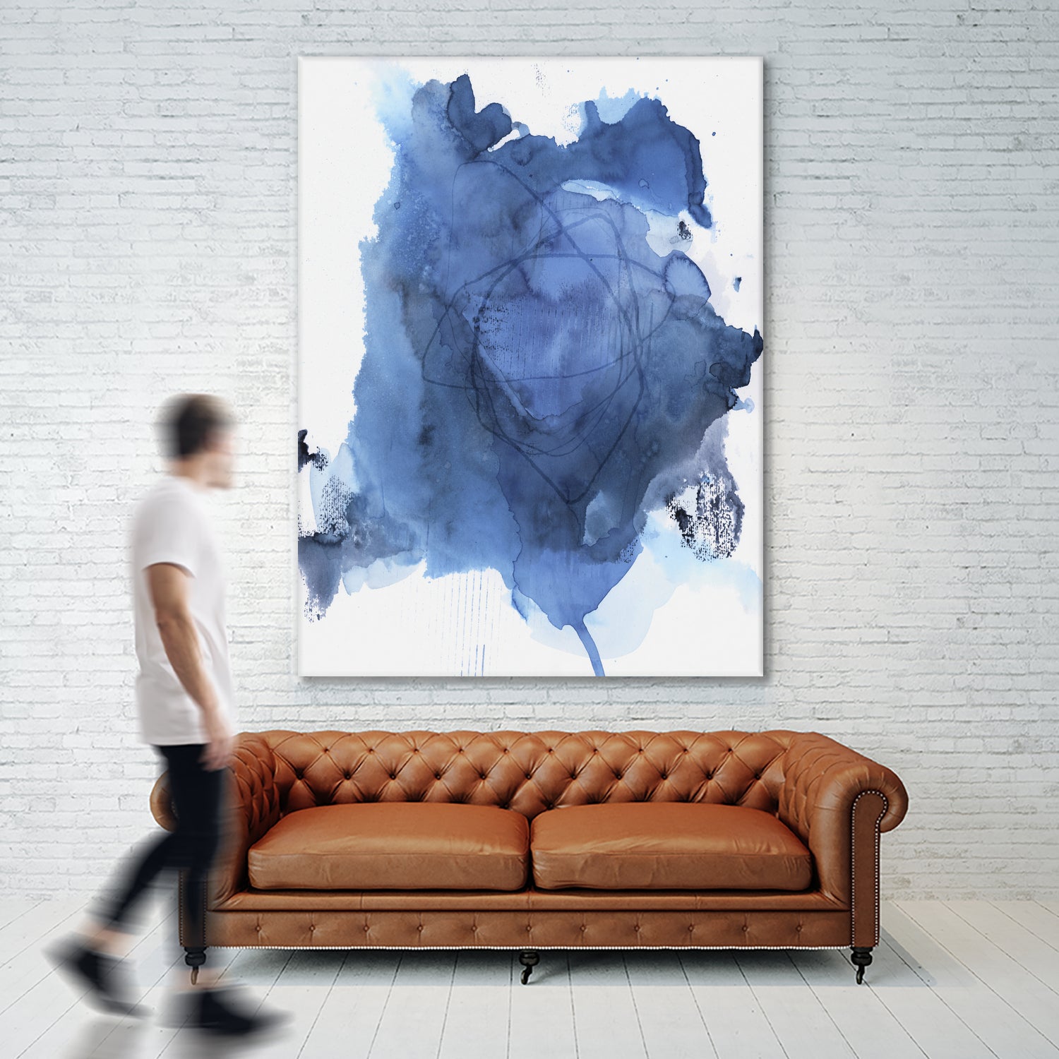 Into The Deep Blue I by Andrea Haase on GIANT ART - abstract