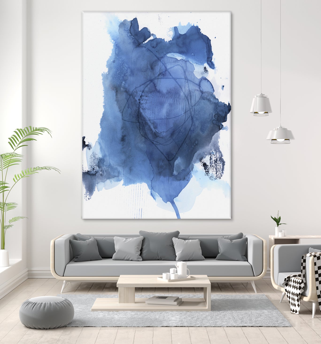 Into The Deep Blue I by Andrea Haase on GIANT ART - abstract