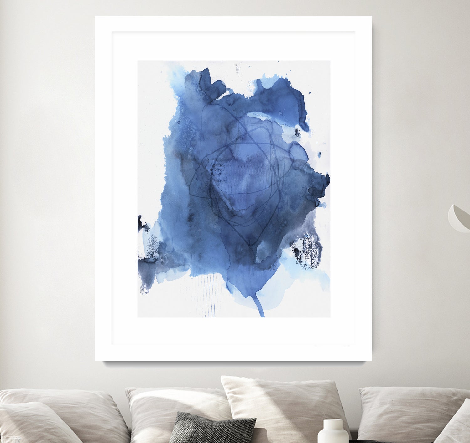 Into The Deep Blue I by Andrea Haase on GIANT ART - abstract