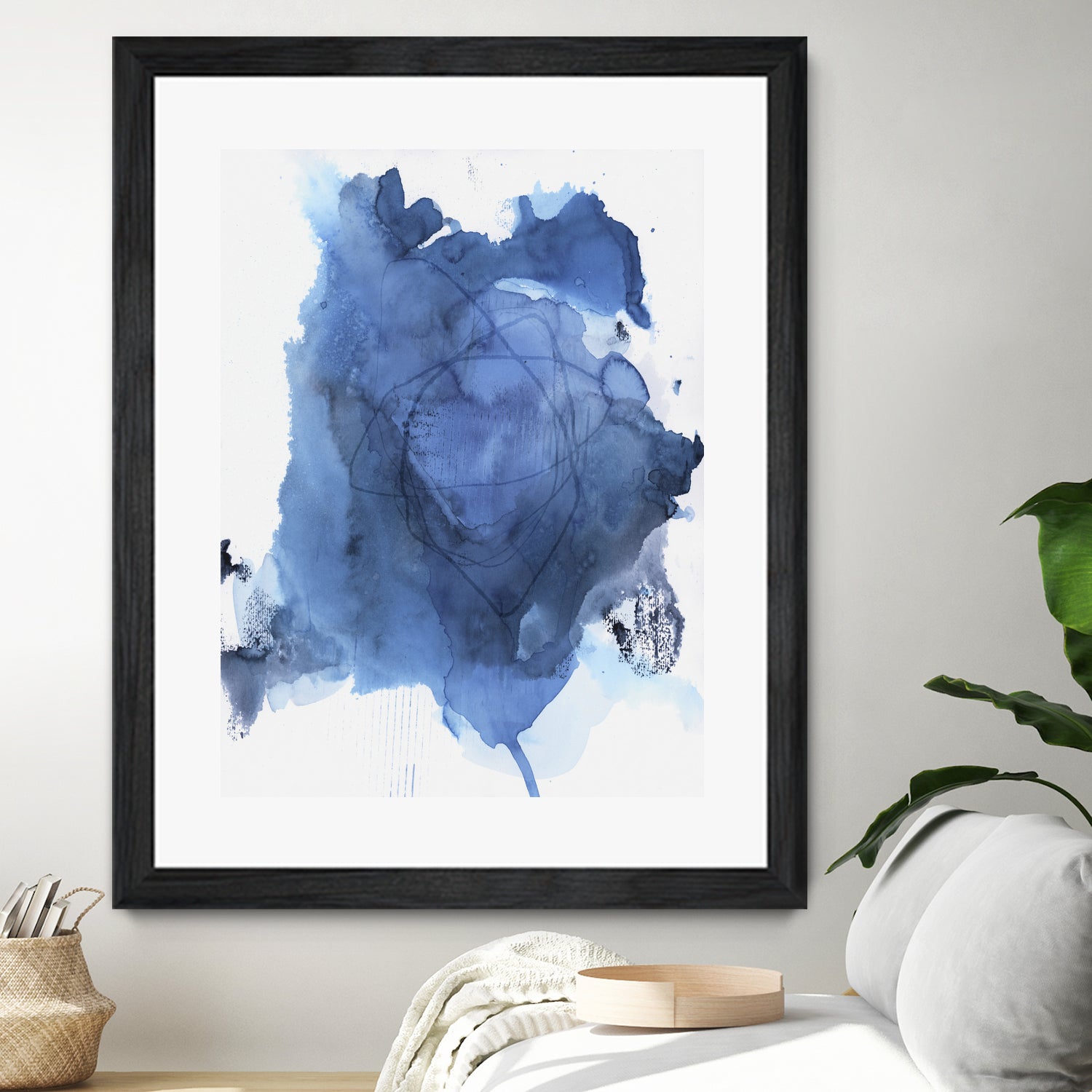 Into The Deep Blue I by Andrea Haase on GIANT ART - abstract