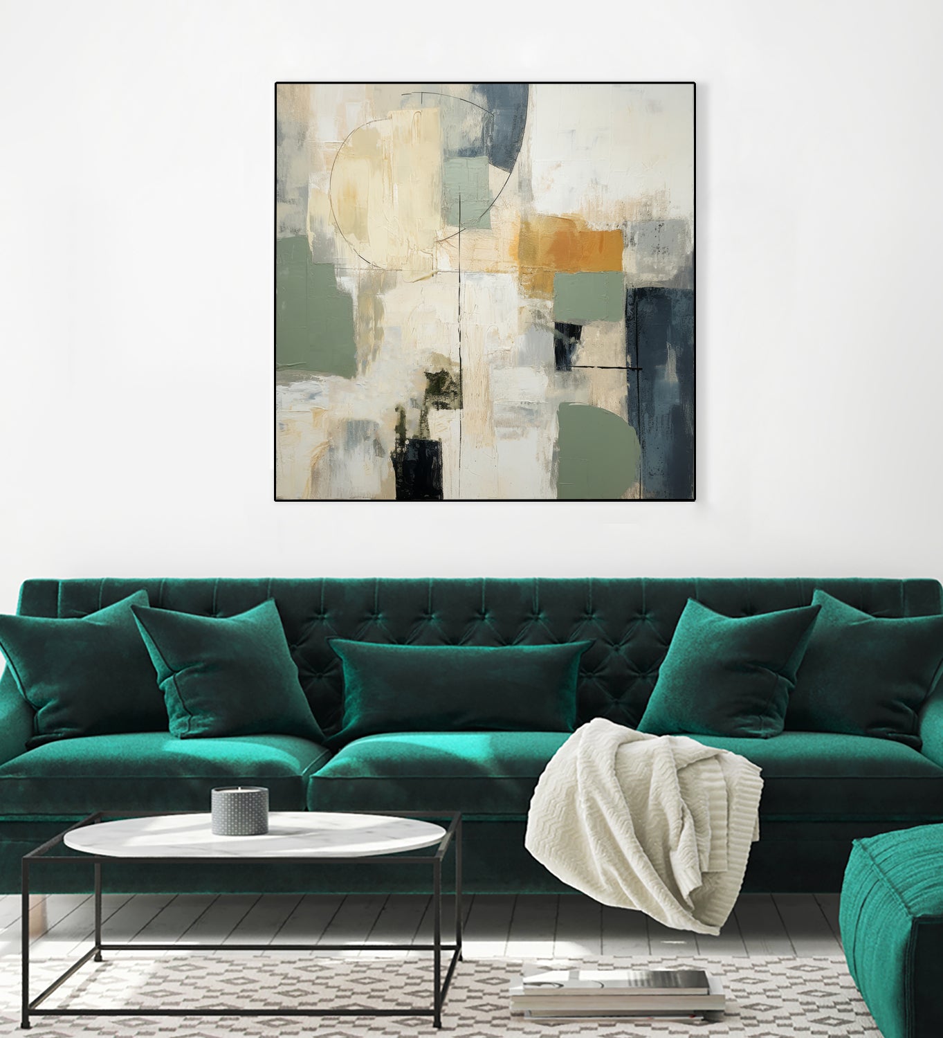 Green Spectrum II by Irena  Orlov on GIANT ART - abstract