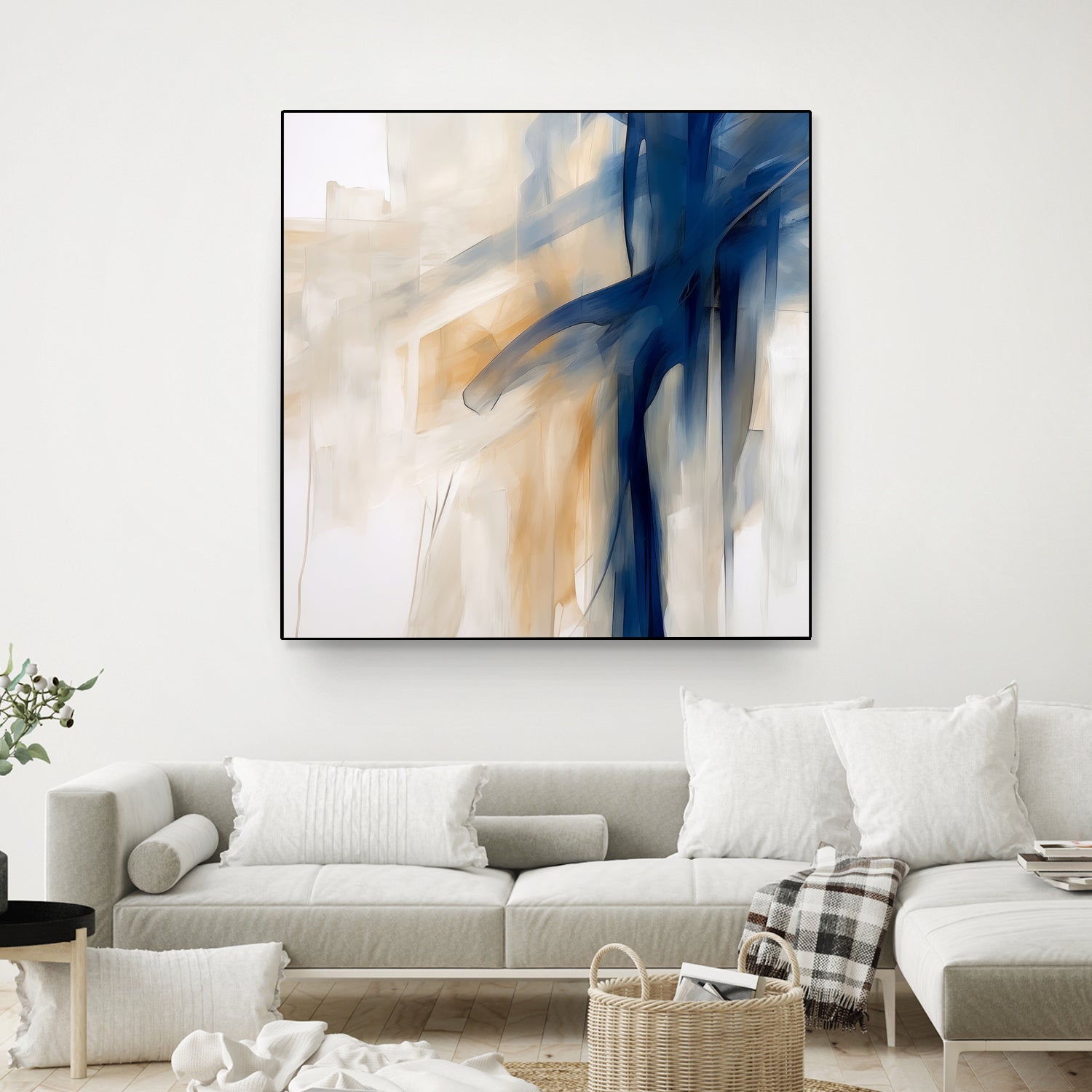 Blue Splash Dance by Irena  Orlov on GIANT ART - abstract