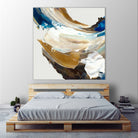 Crashing Blue by Pi Studio on GIANT ART - blue