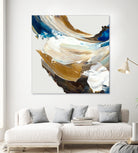 Crashing Blue by Pi Studio on GIANT ART - blue