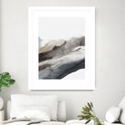 Serene Cascade II by PI Studio  on GIANT ART - beige abstract