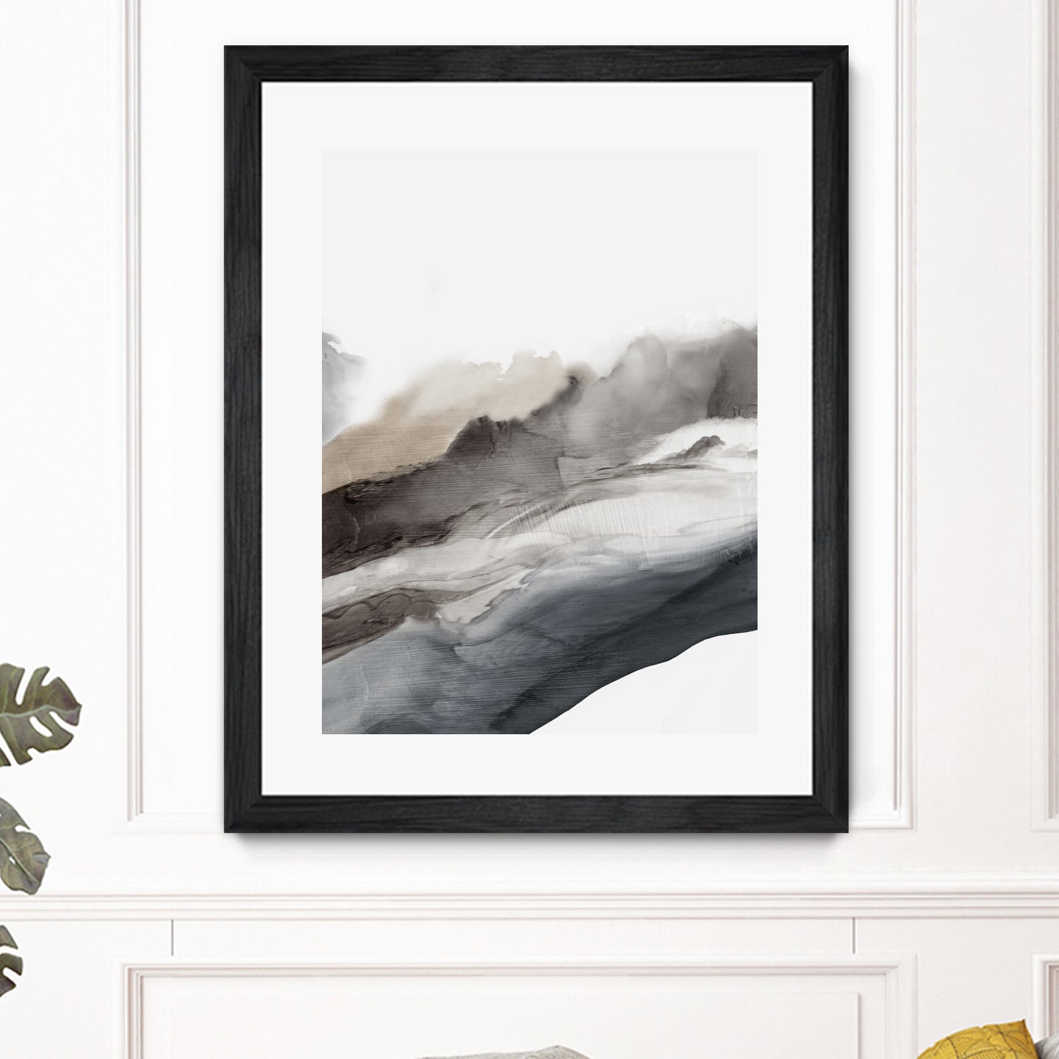 Serene Cascade II by PI Studio  on GIANT ART - beige abstract