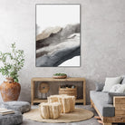 Serene Cascade II by PI Studio  on GIANT ART - beige abstract