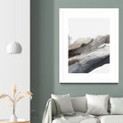 Serene Cascade II by PI Studio  on GIANT ART - beige abstract