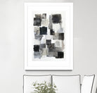 Monochrome Depth I by Raymond Powers on GIANT ART - abstract