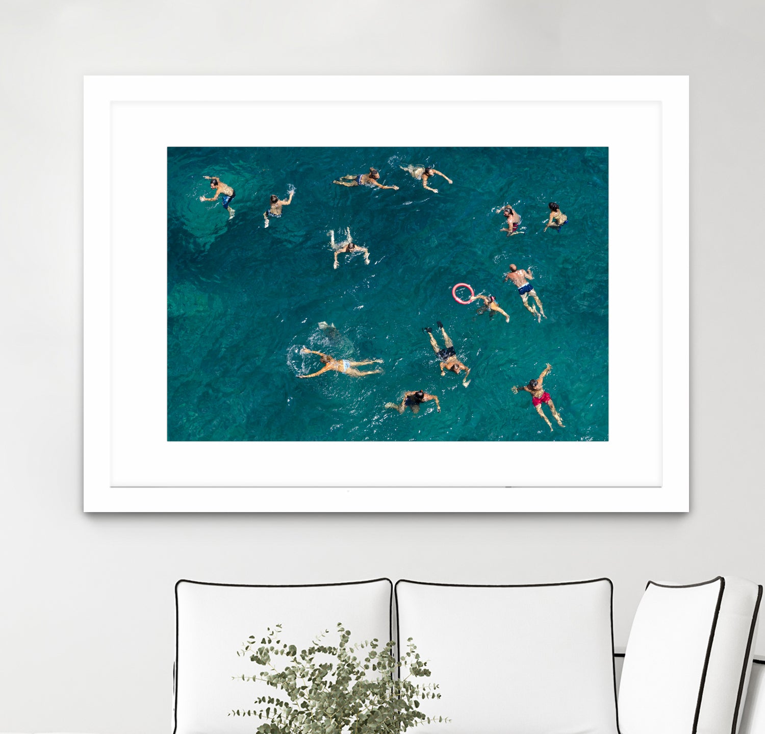 Blue water swim by Carlo on GIANT ART - action summer