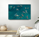 Blue water swim by Carlo on GIANT ART - action summer