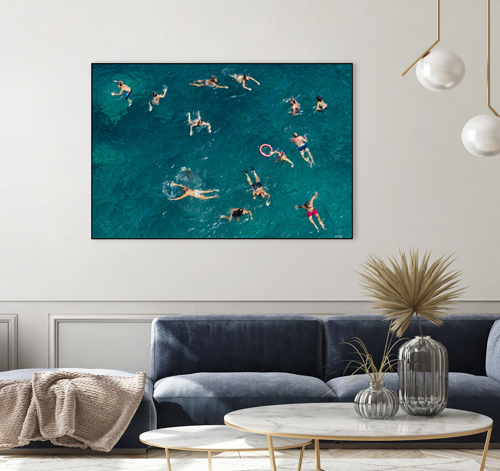 Blue water swim by Carlo on GIANT ART - action summer