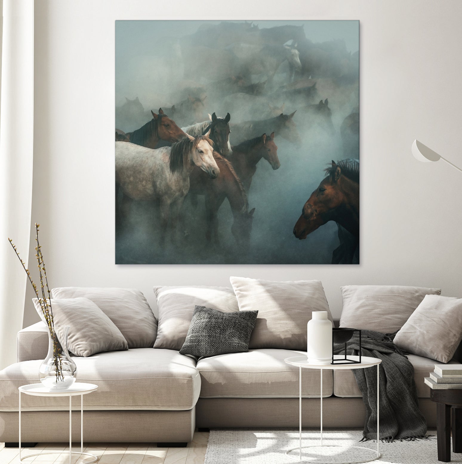 lost horses by Huseyin on GIANT ART - animals horses