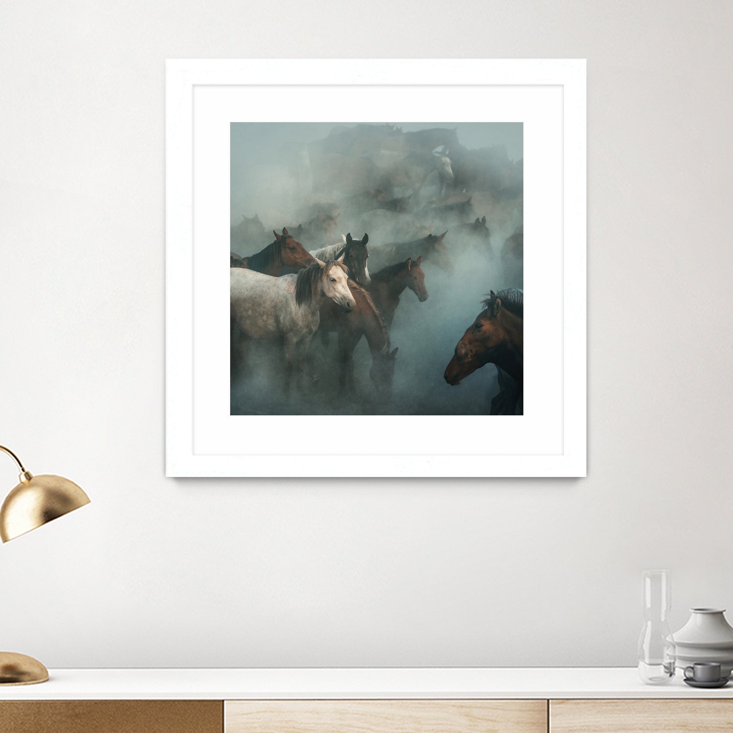 lost horses by Huseyin on GIANT ART - animals horses