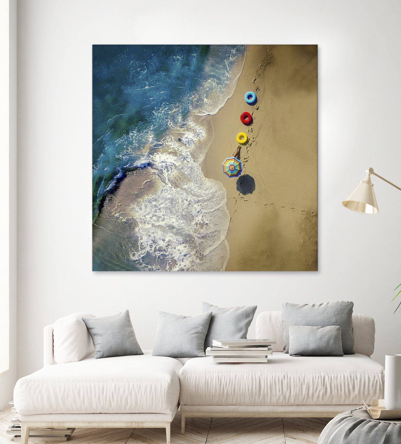 hi summer! by ambra on GIANT ART - landscape beach