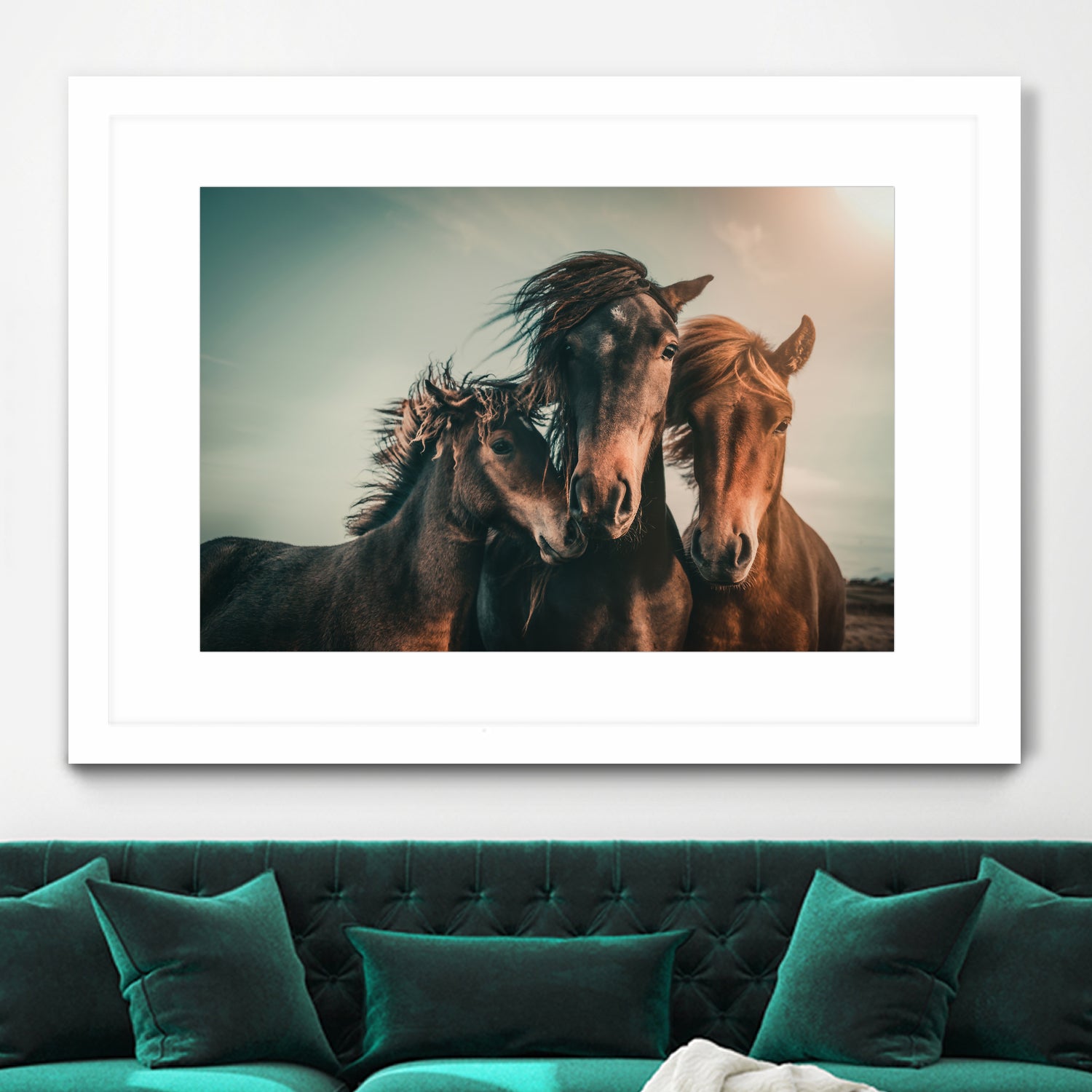 Family portrait by Marcus Hennen on GIANT ART - friendship animal friendship