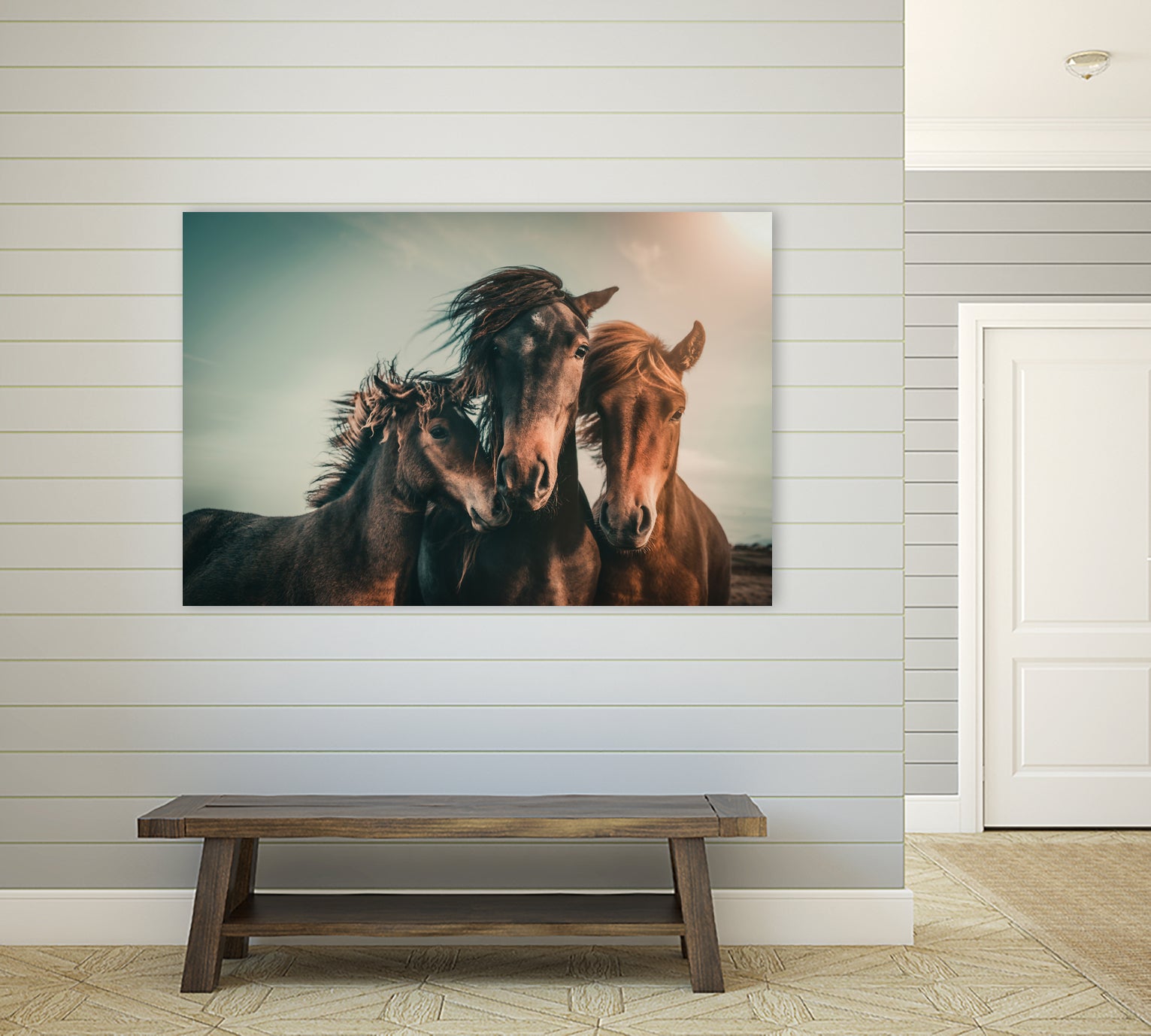 Family portrait by Marcus Hennen on GIANT ART - friendship animal friendship