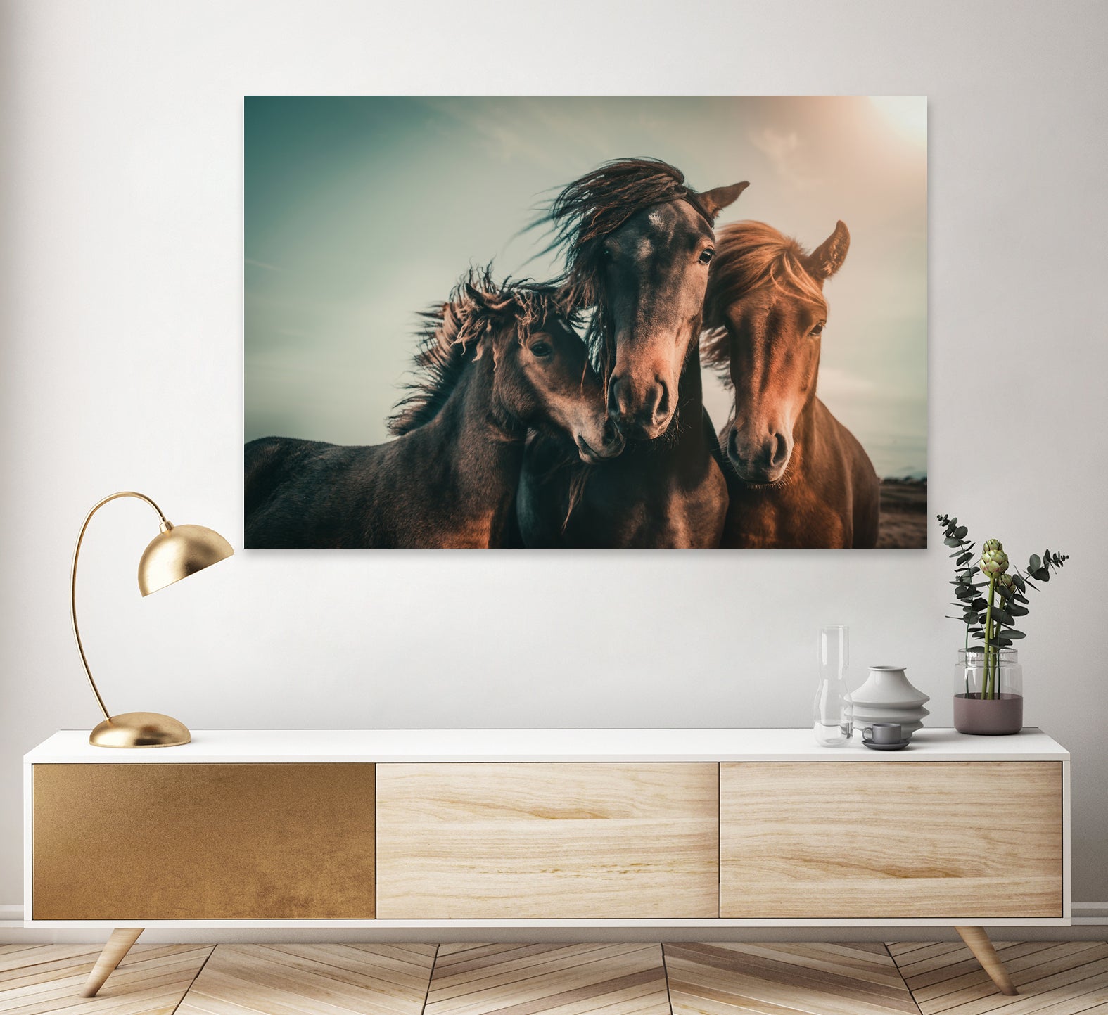 Family portrait by Marcus Hennen on GIANT ART - friendship animal friendship