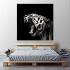 Primal Yawn #4 by Christian Meermann on GIANT ART - feline animal feline