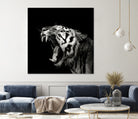 Primal Yawn #4 by Christian Meermann on GIANT ART - feline animal feline