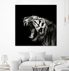 Primal Yawn #4 by Christian Meermann on GIANT ART - feline animal feline