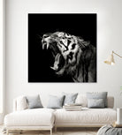 Primal Yawn #4 by Christian Meermann on GIANT ART - feline animal feline
