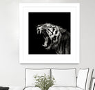 Primal Yawn #4 by Christian Meermann on GIANT ART - feline animal feline