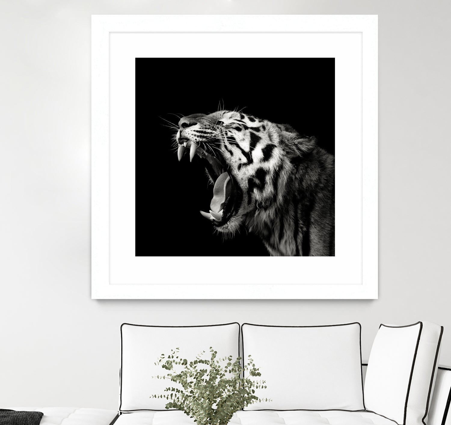 Primal Yawn #4 by Christian Meermann on GIANT ART - feline animal feline