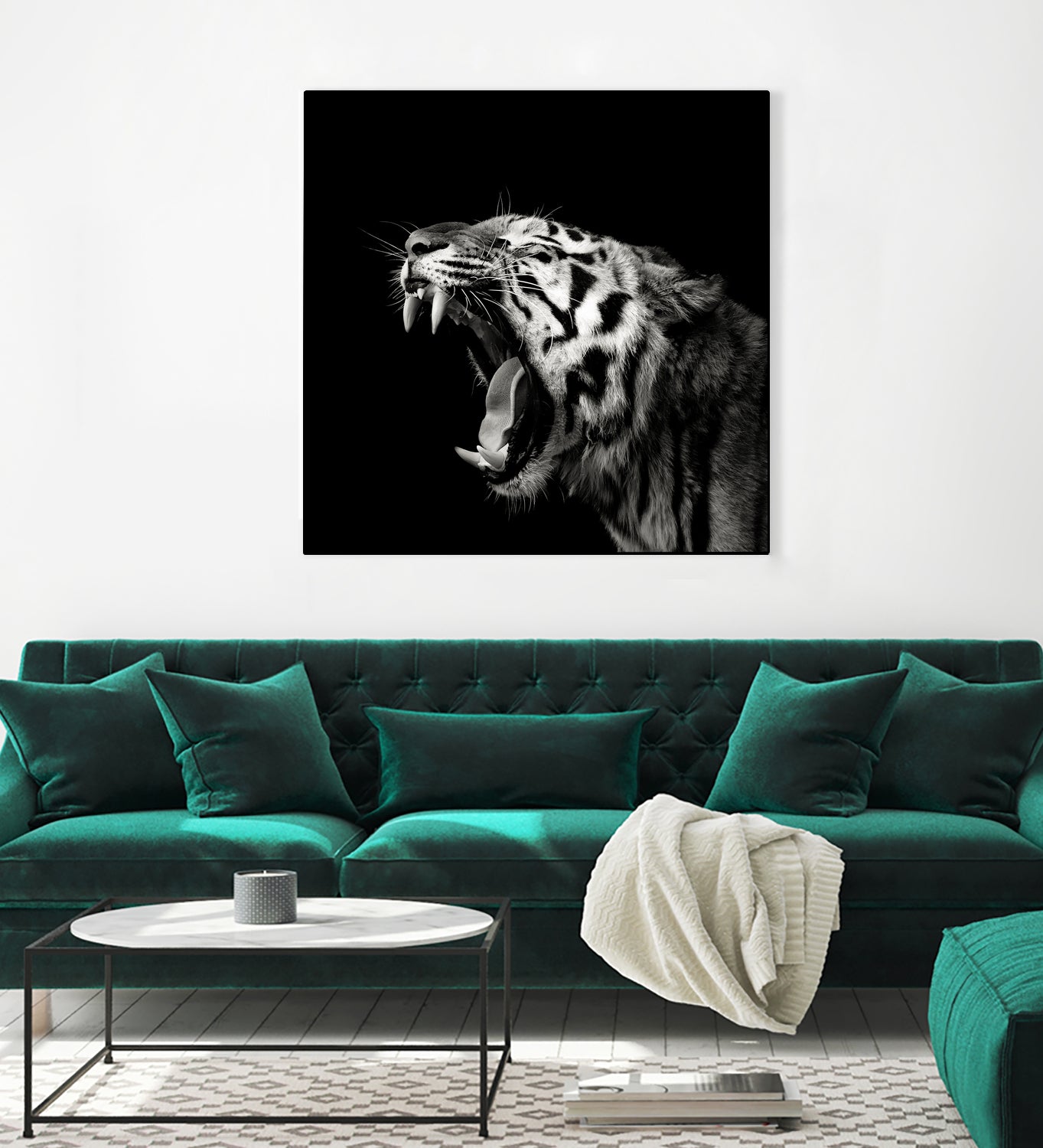 Primal Yawn #4 by Christian Meermann on GIANT ART - feline animal feline